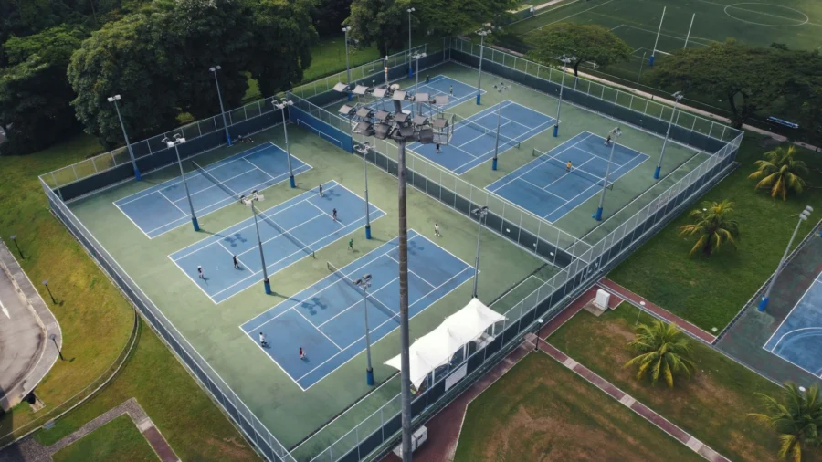 Tennis Court in Tirana, Albania